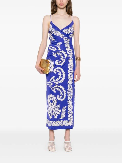ETRO paisley-print midi skirt - Blue - zdjęcie produktu nr 2
