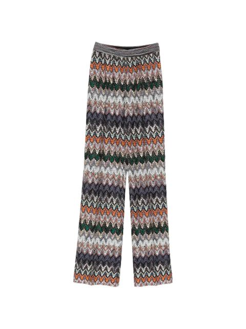 Missoni elasticated-waistband trousers - Green - zdjęcie produktu nr 1