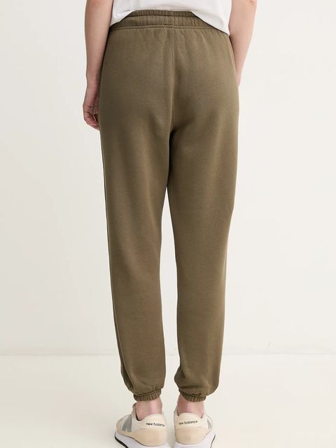 Polo Ralph Lauren spodnie dresowe kolor zielony gładkie 211943009