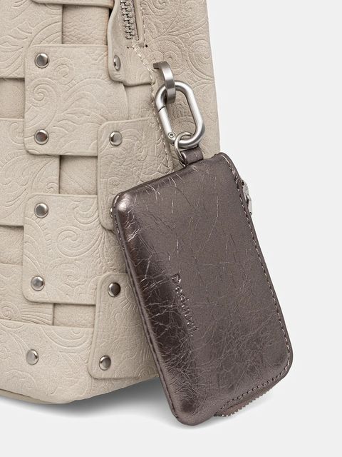 Desigual plecak NEW PATCH 1 PIEDRA damski kolor beżowy mały 25WAKP40