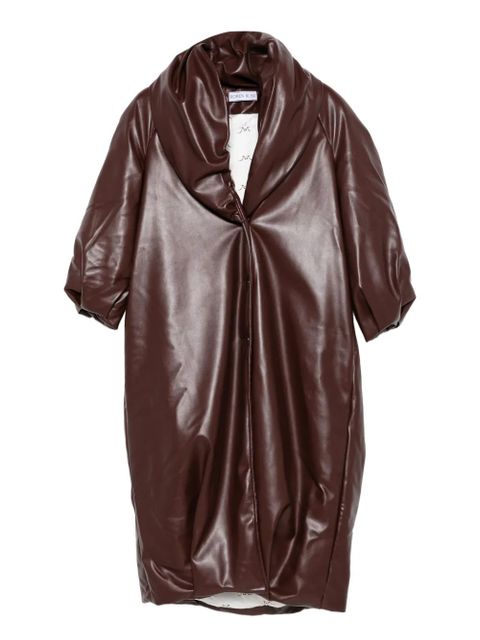 Rowen Rose short-sleeve long coat - Brown - zdjęcie produktu nr 1