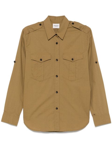 MARANT ÉTOILE Romya shirt - Brown - zdjęcie produktu nr 1