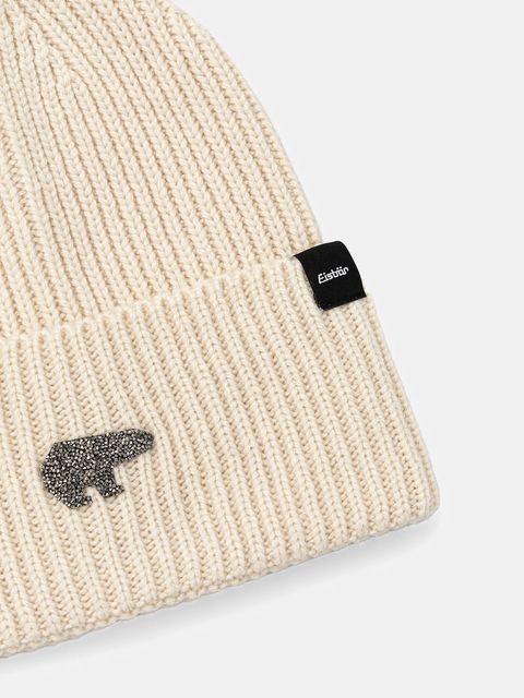 Eisbar czapka wełniana Elena OS Crystal MÜ kolor beżowy E25204 - zdjęcie produktu nr 2