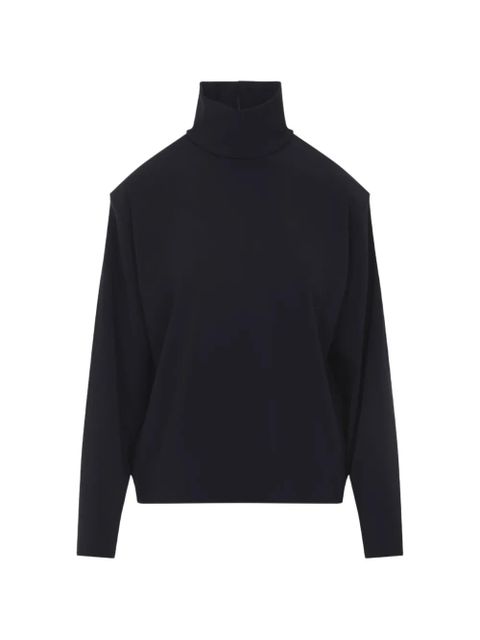 Saint Laurent roll neck top - Black - zdjęcie produktu nr 1