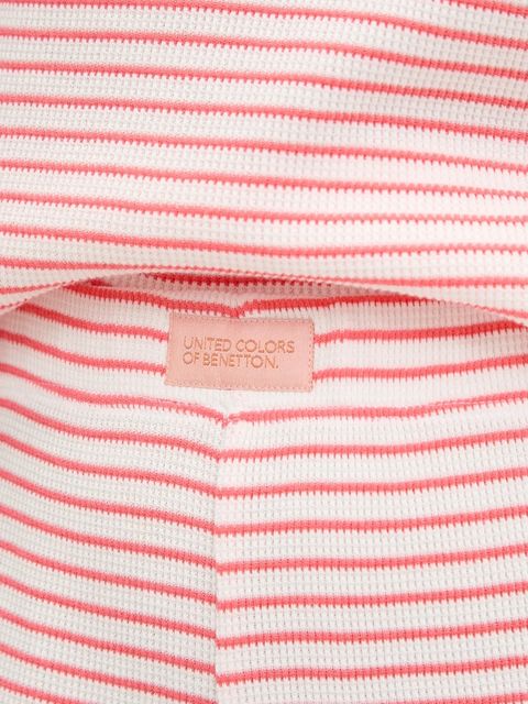 United Colors of Benetton piżama bawełniana damska kolor różowy bawełniana 36LC3P03V