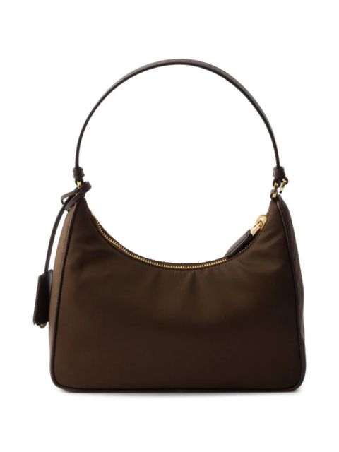 Prada mini Re-Edition 2005 logo-detail tote bag - Brown