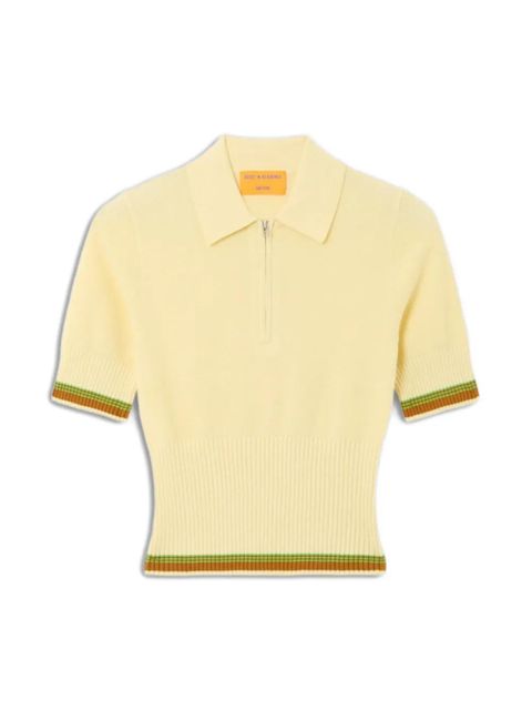 Guest In Residence Marcella striped polo shirt - Yellow - zdjęcie produktu nr 2