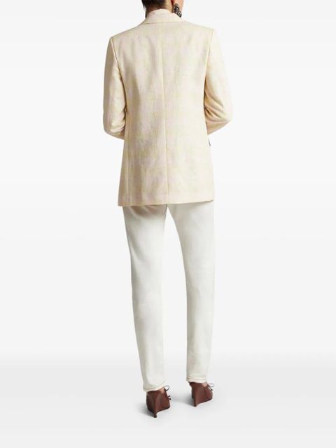 ETRO Pegaso-button blazer - Neutrals