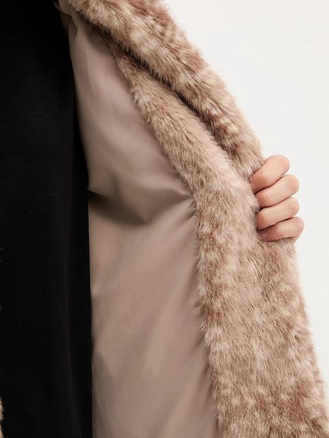 Hollister Co. kurtka kolor brązowy przejściowa oversize KI344-5046-101