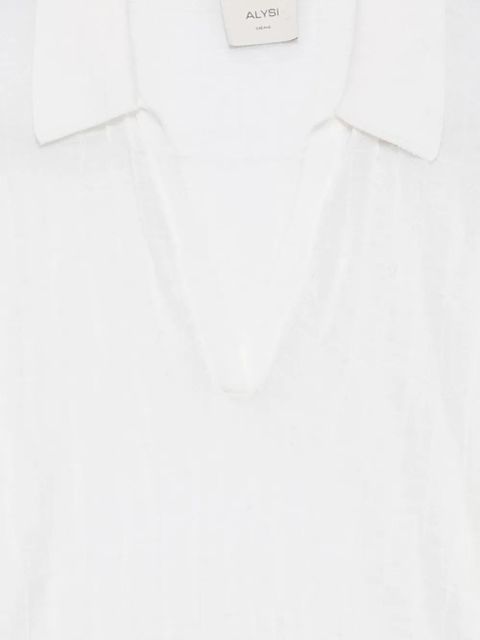 Alysi V-neck T-shirt - Neutrals