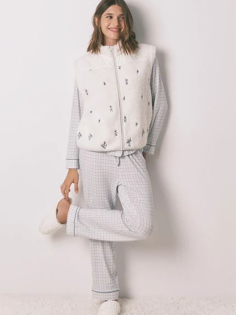 women'secret bluza damska kolor beżowy przejściowy 4682700