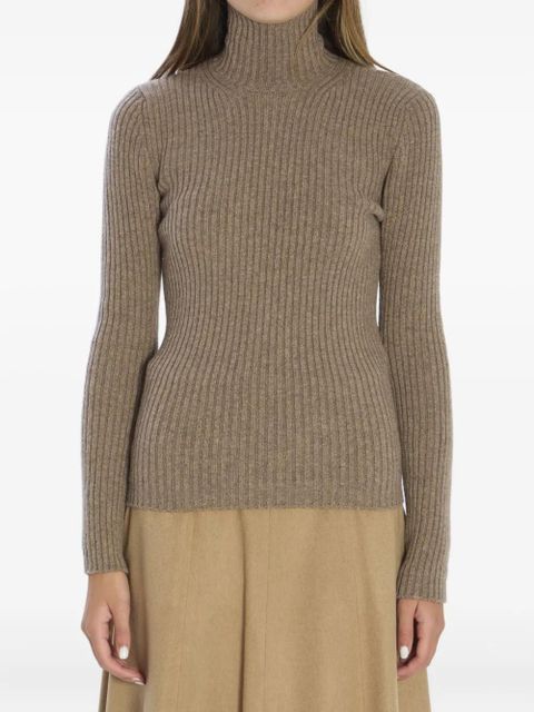 Max Mara ribbed high-neck sweater - Neutrals - zdjęcie produktu nr 1