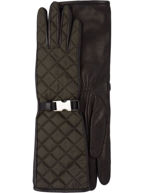 Prada quilted gloves - Black