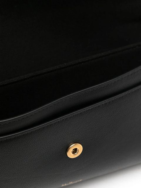 Mulberry press-stud fastening chain strap bag - Black