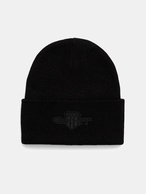 Gant czapka z domieszką wełny kolor czarny 9910050 - zdjęcie produktu nr 1