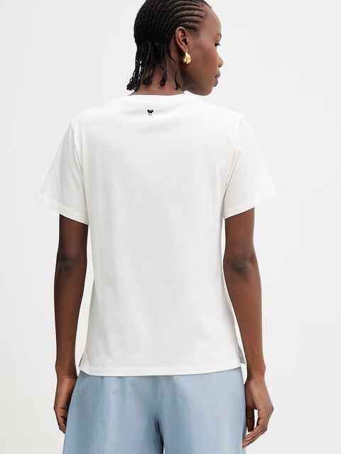 Weekend Max Mara t-shirt bawełniany PANTERA - zdjęcie produktu nr 2