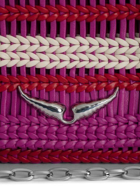 Zadig&Voltaire medium Rock Eternal clutch bag - Pink