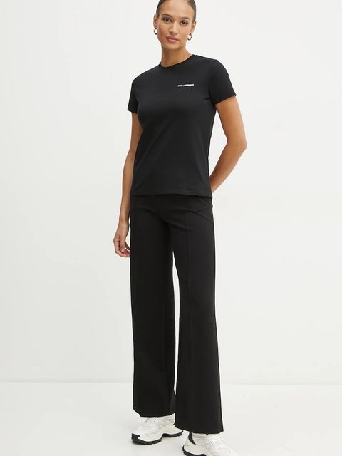 Karl Lagerfeld t-shirt bawełniany ESSENTIAL - zdjęcie produktu nr 1