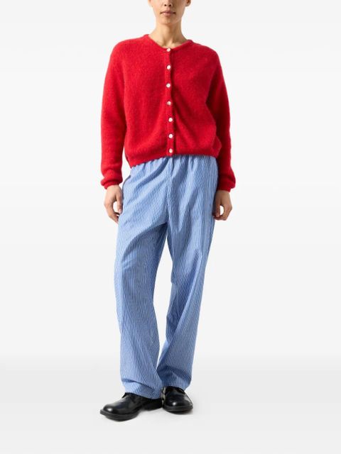 American Vintage crew-neck long-sleeves cardigan - Red - zdjęcie produktu nr 2