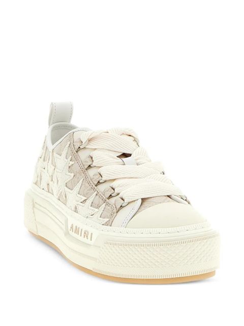 AMIRI monogram star court sneakers - Neutrals