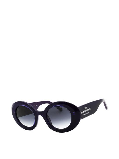 Marc Jacobs oval-frame sunglasses - Purple - zdjęcie produktu nr 1