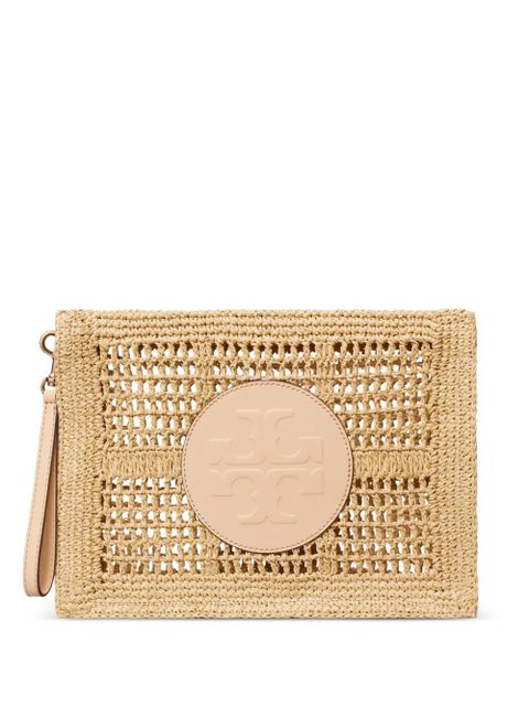 Tory Burch Ella hand-crocheted pouch - Neutrals - zdjęcie produktu nr 1