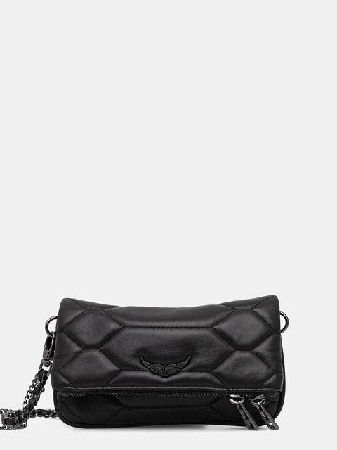 ZADIG&VOLTAIRE torebka skórzana kolor czarny LWBA03974 - zdjęcie produktu nr 1