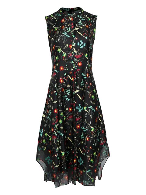 3.1 Phillip Lim floral-pattern sleeveless midi dress - Black - zdjęcie produktu nr 1