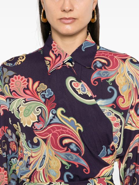 ETRO paisley-print shirt - Blue