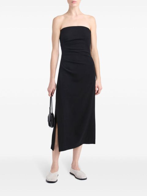 Proenza Schouler strapless crepe midi dress - Black - zdjęcie produktu nr 2