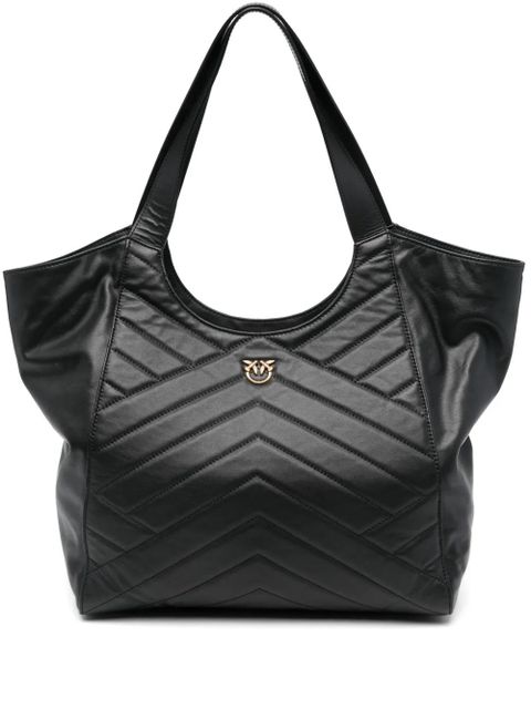 PINKO chevron-quilted tote bag - Black - zdjęcie produktu nr 1