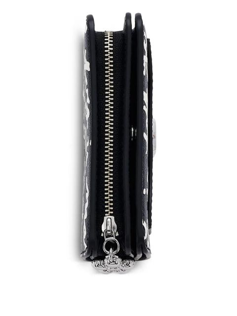 Marc Jacobs The Joy floral-print wallet - Black