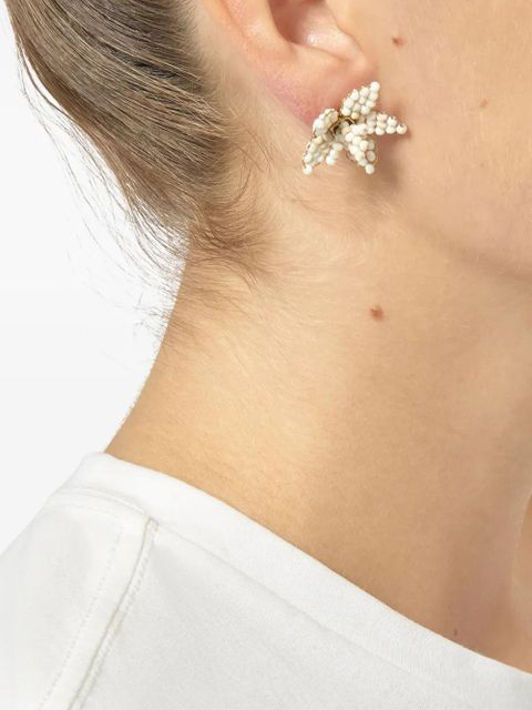 ISABEL MARANT Loli asymmetric earrings - Neutrals