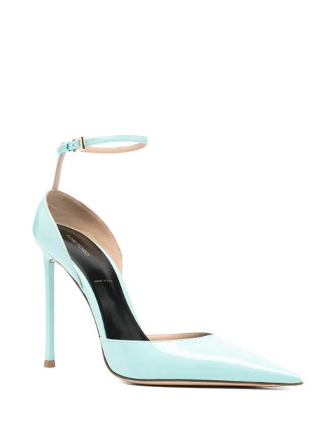 TOM FORD ankle-strap leather pumps - Blue - zdjęcie produktu nr 2