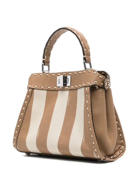 FENDI mini Peekaboo tote bag - Brown