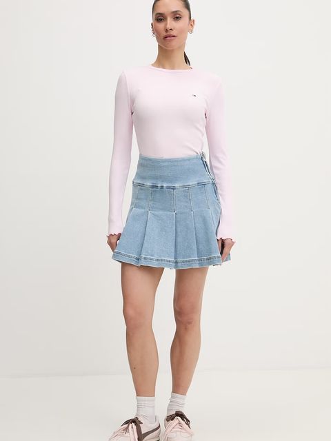 Tommy Jeans longsleeve damski bawełniany z elastanem - zdjęcie produktu nr 1