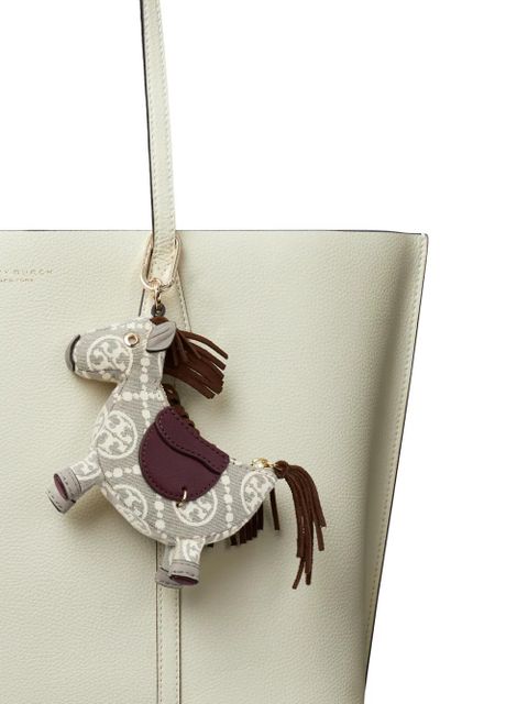 Tory Burch patterned-horse bag charm - Neutrals - zdjęcie produktu nr 2