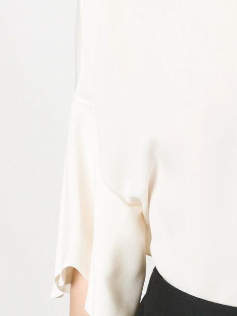 Valentino Garavani tulip sleeve blouse - White