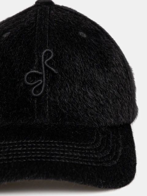 Ruslan Baginskiy czapka z daszkiem kolor czarny gładka BSB033-P-PWRB-FF