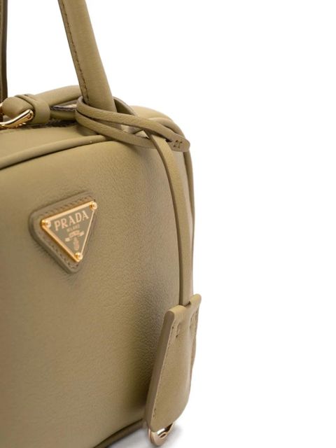 Prada leather tote bag - Neutrals