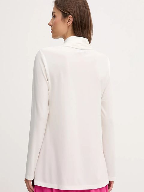 Joseph Ribkoff bluzka damska kolor beżowy gładka 253003