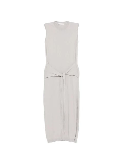 LEMAIRE sleeveless knotted midi dress - Grey - zdjęcie produktu nr 1