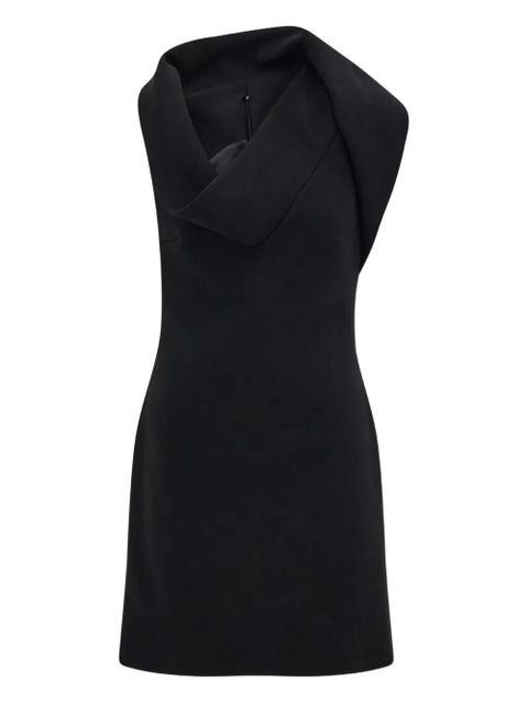 Ferragamo asymmetric mini dress - Black - zdjęcie produktu nr 1