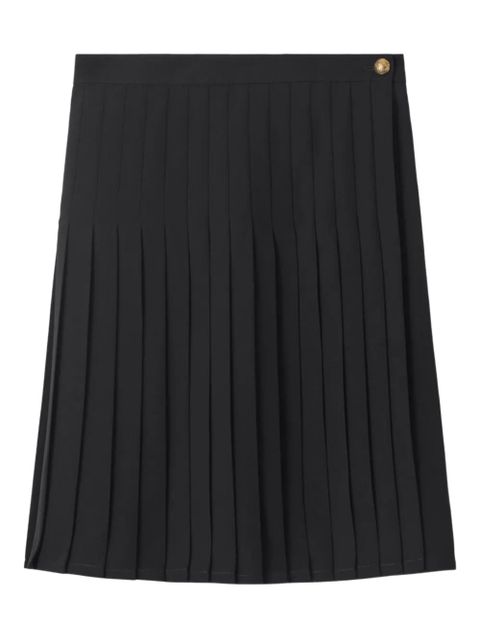 Burberry pleated-design midi skirt - Black - zdjęcie produktu nr 1