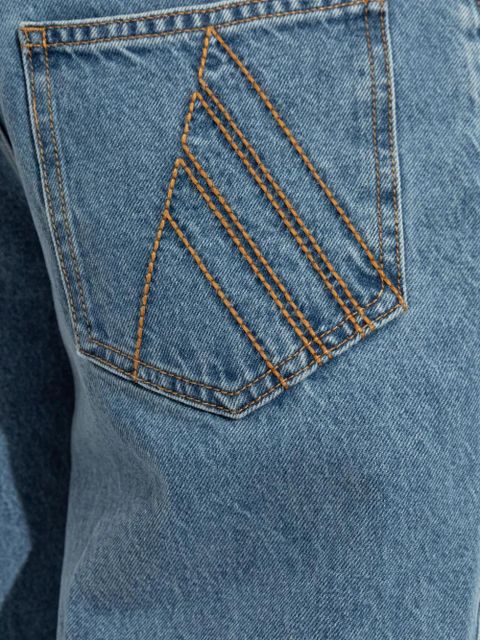 The Attico embroidered-pocket jeans - Blue - zdjęcie produktu nr 2