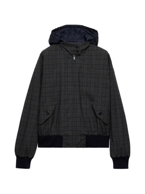 Prada Prince of Wales checked wool jacket - Grey - zdjęcie produktu nr 1