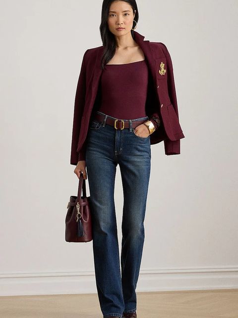 Lauren Ralph Lauren jeansy damskie high waist 200P12051 - zdjęcie produktu nr 2