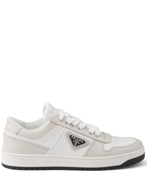 Prada Downtown leather sneakers - White
