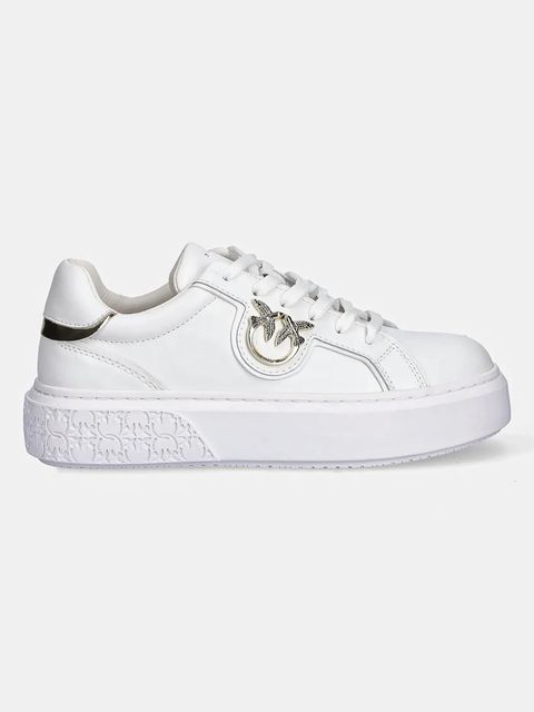 Pinko sneakersy skórzane Yoko - zdjęcie produktu nr 2