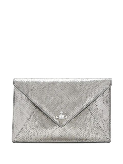 Vivienne Westwood Orb clutch bag - Silver - zdjęcie produktu nr 1